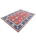 Ziegler 5'7'' X 7'9'' Hand-Knotted Wool Rug 5'7'' x 7'9'' (168 X 233) / Red / Blue