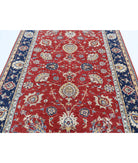 Ziegler 5'7'' X 7'9'' Hand-Knotted Wool Rug 5'7'' x 7'9'' (168 X 233) / Red / Blue