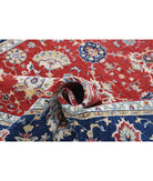 Ziegler 5'7'' X 7'9'' Hand-Knotted Wool Rug 5'7'' x 7'9'' (168 X 233) / Red / Blue