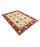 Ziegler 5'9'' X 7'9'' Hand-Knotted Wool Rug 5'9'' x 7'9'' (173 X 233) / Ivory / Red