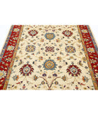 Ziegler 5'9'' X 7'9'' Hand-Knotted Wool Rug 5'9'' x 7'9'' (173 X 233) / Ivory / Red