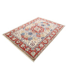 Ziegler 5'6'' X 7'10'' Hand-Knotted Wool Rug 5'6'' x 7'10'' (165 X 235) / Ivory / Red