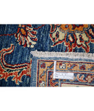 Ziegler 5'5'' X 7'7'' Hand-Knotted Wool Rug 5'5'' x 7'7'' (163 X 228) / Blue / Ivory