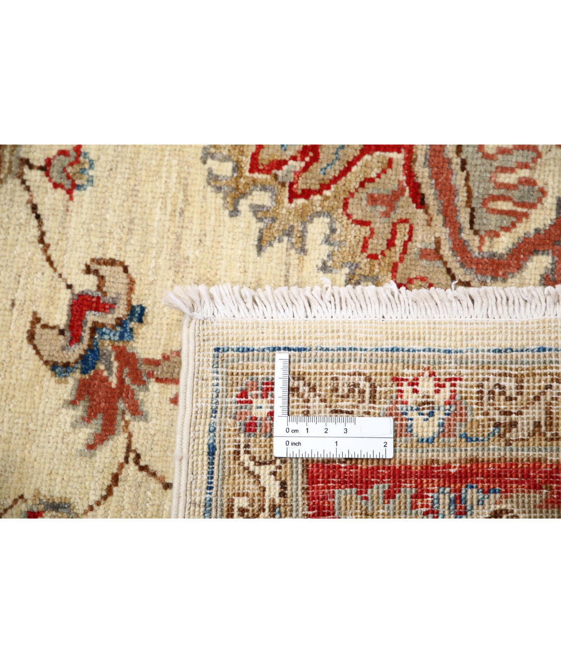 Ziegler 5'8'' X 8'0'' Hand-Knotted Wool Rug 5'8'' x 8'0'' (170 X 240) / Ivory / Red