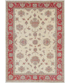 Ziegler 5'8'' X 8'0'' Hand-Knotted Wool Rug 5'8'' x 8'0'' (170 X 240) / Ivory / Red