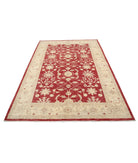 Ziegler 5'8'' X 7'10'' Hand-Knotted Wool Rug 5'8'' x 7'10'' (170 X 235) / Red / Ivory