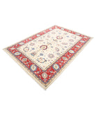 Ziegler 5'8'' X 8'0'' Hand-Knotted Wool Rug 5'8'' x 8'0'' (170 X 240) / Ivory / Red