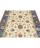 Ziegler 5'8'' X 7'8'' Hand-Knotted Wool Rug 5'8'' x 7'8'' (170 X 230) / Ivory / Blue