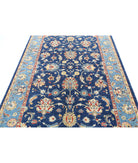 Ziegler 5'8'' X 8'1'' Hand-Knotted Wool Rug 5'8'' x 8'1'' (170 X 243) / Blue / Blue