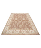 Ziegler 6'3'' X 8'3'' Hand-Knotted Wool Rug 6'3'' x 8'3'' (188 X 248) / Brown / Ivory