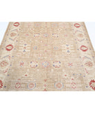 Ziegler 5'7'' X 7'11'' Hand-Knotted Wool Rug 5'7'' x 7'11'' (168 X 238) / Brown / Ivory