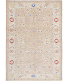 Ziegler 5'7'' X 7'11'' Hand-Knotted Wool Rug 5'7'' x 7'11'' (168 X 238) / Brown / Ivory