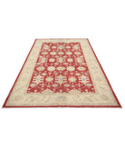 Ziegler 5'7'' X 7'11'' Hand-Knotted Wool Rug 5'7'' x 7'11'' (168 X 238) / Red / Ivory