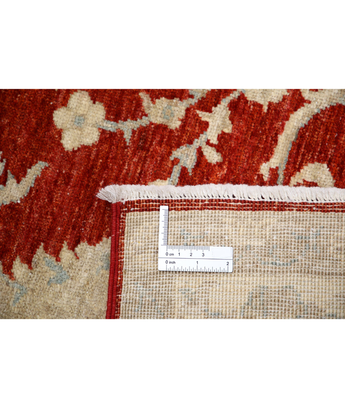 Ziegler 5'7'' X 7'9'' Hand-Knotted Wool Rug 5'7'' x 7'9'' (168 X 233) / Red / Ivory