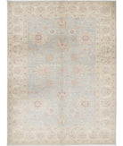 Ziegler 5'8'' X 7'4'' Hand-Knotted Wool Rug 5'8'' x 7'4'' (170 X 220) / Grey / Ivory