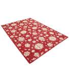 Ziegler 5'7'' X 7'9'' Hand-Knotted Wool Rug 5'7'' x 7'9'' (168 X 233) / Red / Red