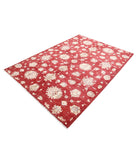 Ziegler 5'7'' X 7'9'' Hand-Knotted Wool Rug 5'7'' x 7'9'' (168 X 233) / Red / Red