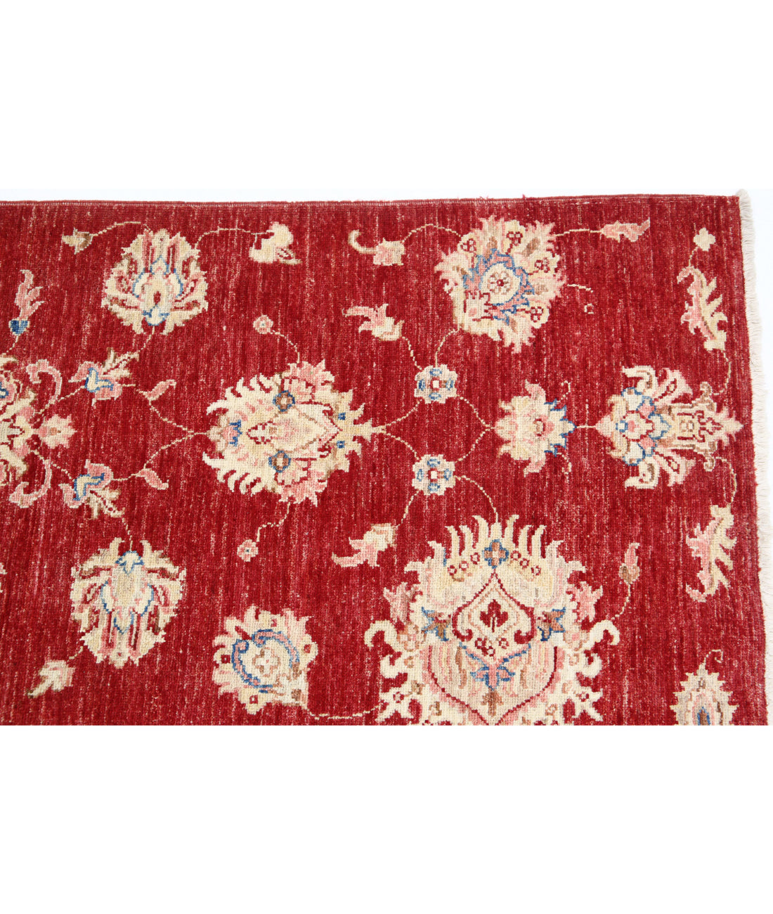 Ziegler 5'7'' X 7'9'' Hand-Knotted Wool Rug 5'7'' x 7'9'' (168 X 233) / Red / Red