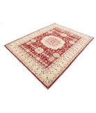 Ziegler 5'9'' X 7'5'' Hand-Knotted Wool Rug 5'9'' x 7'5'' (173 X 223) / Red / Ivory