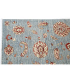 Ziegler 5'5'' X 8'0'' Hand-Knotted Wool Rug 5'5'' x 8'0'' (163 X 240) / Blue / Blue