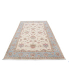 Ziegler 5'7'' X 8'3'' Hand-Knotted Wool Rug 5'7'' x 8'3'' (168 X 248) / Ivory / Blue