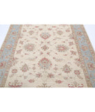 Ziegler 5'7'' X 8'3'' Hand-Knotted Wool Rug 5'7'' x 8'3'' (168 X 248) / Ivory / Blue