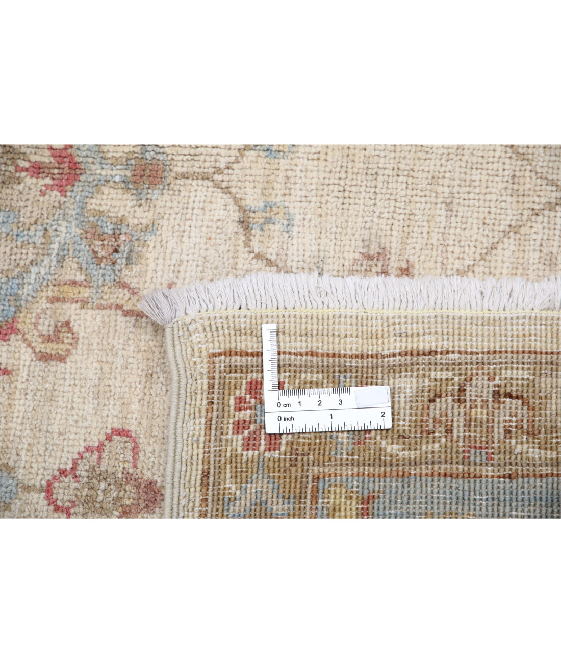 Ziegler 5'7'' X 8'3'' Hand-Knotted Wool Rug 5'7'' x 8'3'' (168 X 248) / Ivory / Blue