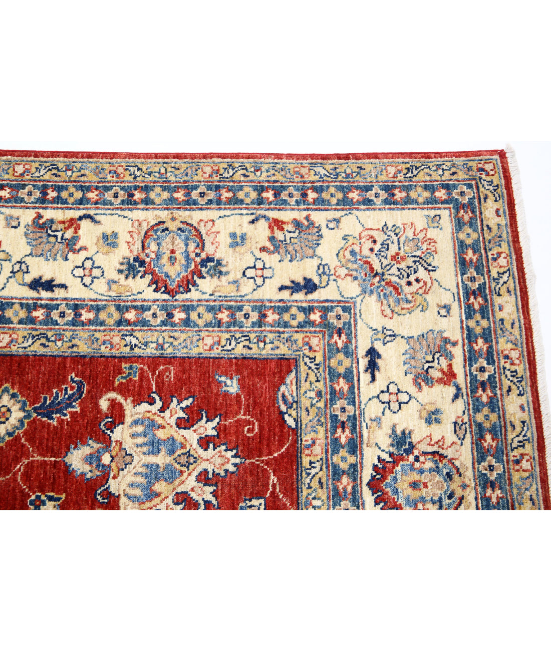 Ziegler 5'8'' X 7'9'' Hand-Knotted Wool Rug 5'8'' x 7'9'' (170 X 233) / Red / Ivory