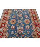 Ziegler 5'4'' X 7'9'' Hand-Knotted Wool Rug 5'4'' x 7'9'' (160 X 233) / Blue / Red