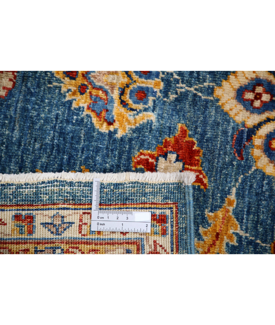 Ziegler 5'4'' X 7'9'' Hand-Knotted Wool Rug 5'4'' x 7'9'' (160 X 233) / Blue / Red