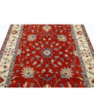 Ziegler 5'6'' X 7'8'' Hand-Knotted Wool Rug 5'6'' x 7'8'' (165 X 230) / Red / Ivory