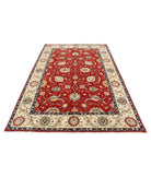 Ziegler 5'6'' X 8'3'' Hand-Knotted Wool Rug 5'6'' x 8'3'' (165 X 248) / Red / Ivory