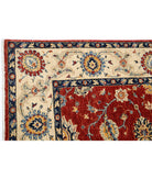 Ziegler 5'6'' X 8'3'' Hand-Knotted Wool Rug 5'6'' x 8'3'' (165 X 248) / Red / Ivory