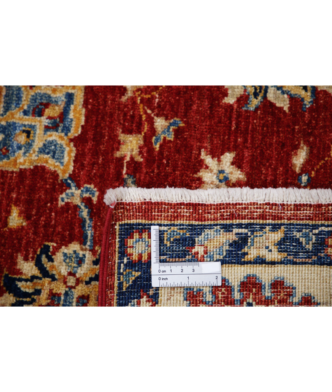 Ziegler 5'6'' X 8'3'' Hand-Knotted Wool Rug 5'6'' x 8'3'' (165 X 248) / Red / Ivory