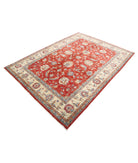 Ziegler 5'9'' X 7'10'' Hand-Knotted Wool Rug 5'9'' x 7'10'' (173 X 235) / Red / Ivory