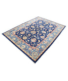 Ziegler 5'9'' X 7'8'' Hand-Knotted Wool Rug 5'9'' x 7'8'' (173 X 230) / Blue / Blue