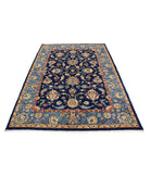 Ziegler 5'9'' X 7'8'' Hand-Knotted Wool Rug 5'9'' x 7'8'' (173 X 230) / Blue / Blue