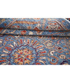 Suzani 5'8'' X 7'10'' Hand-Knotted Wool Rug 5'8'' x 7'10'' (170 X 235) / Blue / Blue