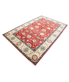 Ziegler 5'7'' X 8'6'' Hand-Knotted Wool Rug 5'7'' x 8'6'' (168 X 255) / Red / Ivory