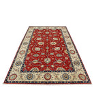 Ziegler 5'7'' X 8'6'' Hand-Knotted Wool Rug 5'7'' x 8'6'' (168 X 255) / Red / Ivory