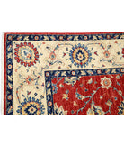 Ziegler 5'7'' X 8'6'' Hand-Knotted Wool Rug 5'7'' x 8'6'' (168 X 255) / Red / Ivory