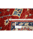 Ziegler 5'7'' X 8'6'' Hand-Knotted Wool Rug 5'7'' x 8'6'' (168 X 255) / Red / Ivory