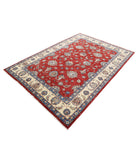 Ziegler 5'6'' X 7'8'' Hand-Knotted Wool Rug 5'6'' x 7'8'' (165 X 230) / Red / Ivory