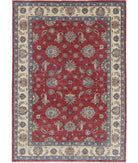 Ziegler 5'6'' X 7'8'' Hand-Knotted Wool Rug 5'6'' x 7'8'' (165 X 230) / Red / Ivory