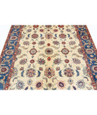 Ziegler 5'8'' X 7'10'' Hand-Knotted Wool Rug 5'8'' x 7'10'' (170 X 235) / Ivory / Blue