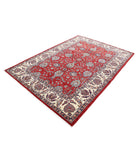 Ziegler 5'7'' X 7'10'' Hand-Knotted Wool Rug 5'7'' x 7'10'' (168 X 235) / Red / Ivory