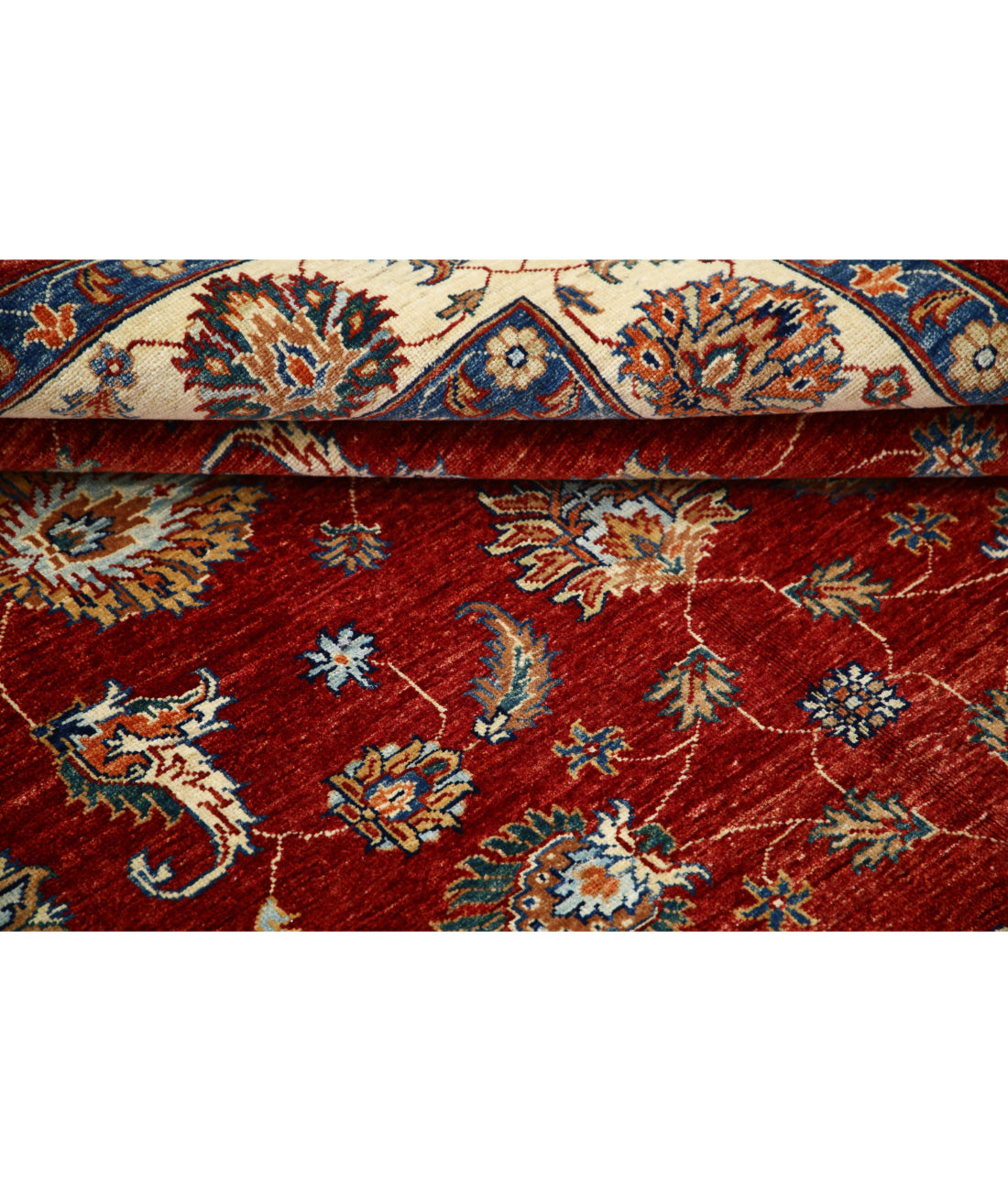 Ziegler 5'7'' X 7'10'' Hand-Knotted Wool Rug 5'7'' x 7'10'' (168 X 235) / Red / Ivory