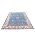 Ziegler 5'8'' X 7'11'' Hand-Knotted Wool Rug 5'8'' x 7'11'' (170 X 238) / Blue / Ivory