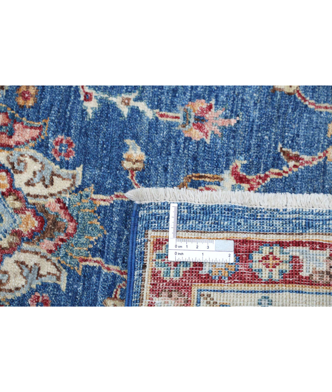 Ziegler 5'8'' X 7'11'' Hand-Knotted Wool Rug 5'8'' x 7'11'' (170 X 238) / Blue / Ivory