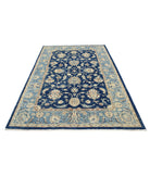 Ziegler 5'9'' X 8'0'' Hand-Knotted Wool Rug 5'9'' x 8'0'' (173 X 240) / Blue / Blue